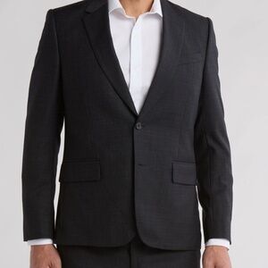 Nordstrom Rack - Very Nice - Mens 100% wool black suit 42L 36x32 Two Button